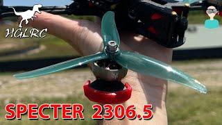 HGLRC SPECTER 2306.5 1900KV - Thrust Tests & Flight Footage