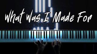 Billie Eilish - What Was I Made For? Piano Tutorial - Cover