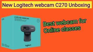 how to setup webcam new Logitech 720p unboxing