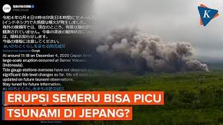 Erupsi Semeru Picu Waspada Tsunami di Okinawa Jepang?