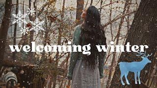 First Snow Slow Living Vlog  Daily Life Cozy Winter Homemaking