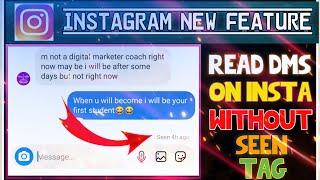 See Instagram DMS Without Seen Tag   Instagram New Messaging Features 2021  Cyber Hut