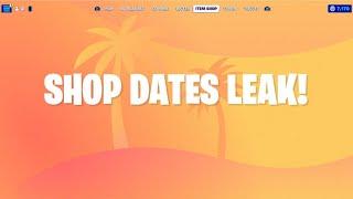 Item Shop Release Dates were Leaked..