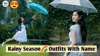 Rainy Outfit Ideas Rainy Season Outfit Ideas For Women Rainy Season Dress #fashion #outfit