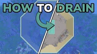 HOW TO DRAIN THE OCEAN MONUMENT IN MINECRAFT 1.21 - TUTORIAL
