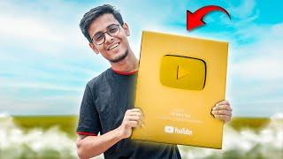 YouTube sent me Golden Play Button  Your Bong Guy  Thank You