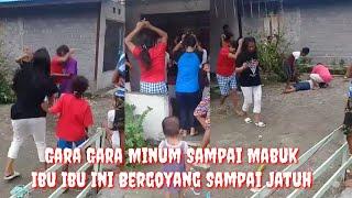 Video Lucu Mama Mama Ambon ini Mabuk dan Bergoyang Sampai Jungkir Balik.