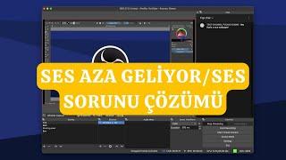 OBS STUDİO SES AZ GELİYOR SORUNU ÇÖZÜMÜ - OBS STUDİO SES KAYDI PROBLEMİ ÇÖZÜM