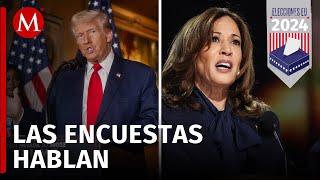 ¿Qué dicen las encuestas durante el periodo electoral de Estados Unidos?