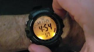 Small wrist Casio watch try-on