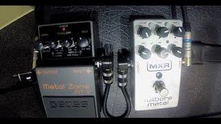 Boss MT-2 Metal Zone vs MXR Fullbore Metal Comparison  Better Music