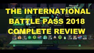 Dota 2 The International 2018 Battle Pass Compendium Complete Review