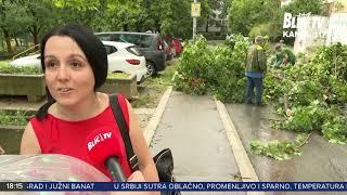 Snažno NEVREME pogodilo SRBIJU U Kragujevcu povređena žena u Beogradu oštećeni automobili  VESTI