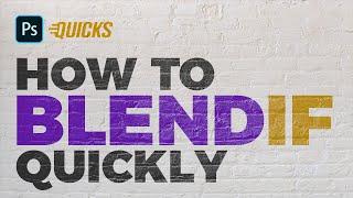 Blend If How To Blend Logo Into Image  Photoshop Tutorial  Quick Mockup Tutorial 2022