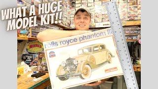 This 1937 Rolls Royce kit is enormous I had no idea the box would be this big