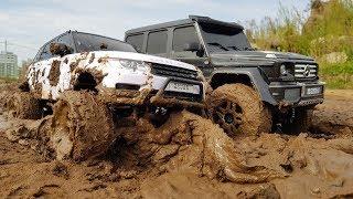 RR Sport держался до последнего против Гелендвагена Сравнительный тест Traxxas TRX-4 G500 и Axial