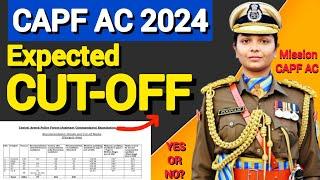 CAPF AC 2024 Expected CUT-OFF CAPF AC 2024 CAPF AC Paper 1 AnalysisUPSC CAPF AC 2024 RESULT #capf