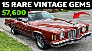 Budget-Friendly Beauties 15 Classic Cars For Sale Under $15000