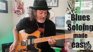 Blues soloing made easy #guitar #blues #guitarsolo