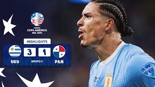 URUGUAY 3-1 PANAMA  HIGHLIGHTS  CONMEBOL COPA AMÉRICA USA 2024™