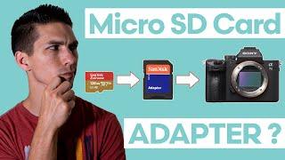 Can I Use a Micro SD Card with Adapter in My DSLR Camera???