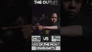 Peachez LANDS TWO HAYMAKERS In Her Battle Vs Drop Da Rula On RBE #battlerap #shorts