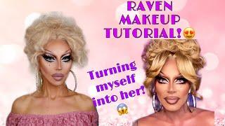 RAVEN DRAG MAKEUP TUTORIAL RPDR