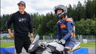 Knee Down for the first time - MiniGP OHVALE - Red Bull Ring Spielberg Austria  Dominika Rides