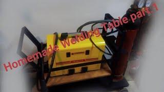 Homemade DIY Welding Table part.1