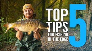 TOP 5 TIPS FOR FISHING IN THE EDGE with margin master Oscar Thornton Mainline Baits Carp Fishing TV