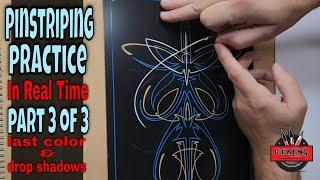 Real Time Pinstriping Practice Part 3 of 3