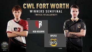 Red Reserve vs Splyce  CWL Fort Worth 2019  Day 2