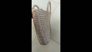 Straw Statement Capacity Shopping Bag