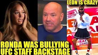 Ronda Rouseys terrible backstage behavior exposed by Ex-UFC Commentator Dana White on Jon Jones