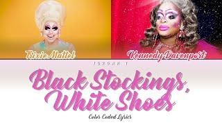 Kennedy Davenport - Black Stockings White Shoes Color Coded Lyrics