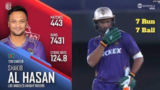 Shakib Al Hasan Batting Highlight vs Seattle Orcas Major League Cricket 2024