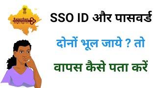 SSO ID aur Password dono bhul jaye to wapas pta kaise kare  by online emitra center