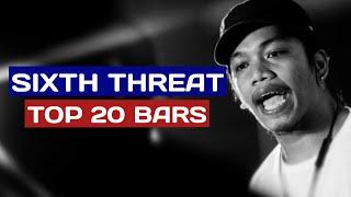 Fliptop - Sixth Threat Top 20 Bars  Filipino Hiphop