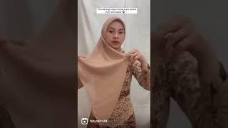 Tutorial hijab untuk kondangan & acara formal #tutorialhijabsimple #tutorialsegiempat #foryoupage