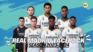 REAL MADRID FACEPACK TERBARU SEASON UPDATE 2324