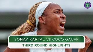 Clinical display from Coco  Sonay Kartal vs Coco Gauff  Highlights  Wimbledon 2024