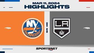 NHL Highlights  Islanders vs. Kings - March 11 2024