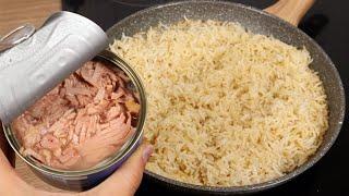 Do you have rice and canned tuna at home? Easy Quick and very Tasty recipe.