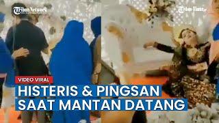 Video Viral Pengantin Perempuan Menangis Histeris Saat Mantan Datang di Resepsi