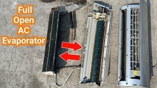 How To Open Evaporator Coil From Split Air Conditioner in UrduHindi