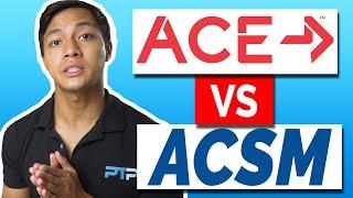 ACE vs ACSM Certification- Which is better in 2023? ‍️
