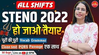 SSC STENO 2022 All Shifts  Complete Revision    All Synonyms  Antonyms  Idioms Phrases