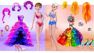 Fashion Update for Disney Princesses Elsa Anna Ariel & Rapunzel  Style wow