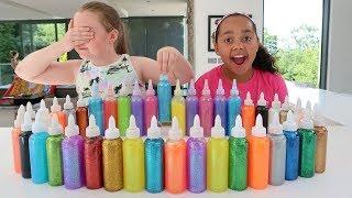 3 COLORS OF GLUE SLIME CHALLENGE Best Slimes Ever