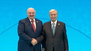 Астана Лукашенко Токаев Путин Си Цзиньпин Рахмон  ШОС в Казахстане